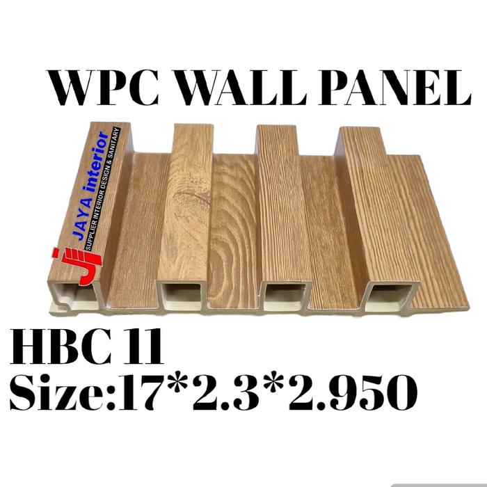 WPC Wallpanel HBC Uk 17cm x 2,9m Tebal 2,4