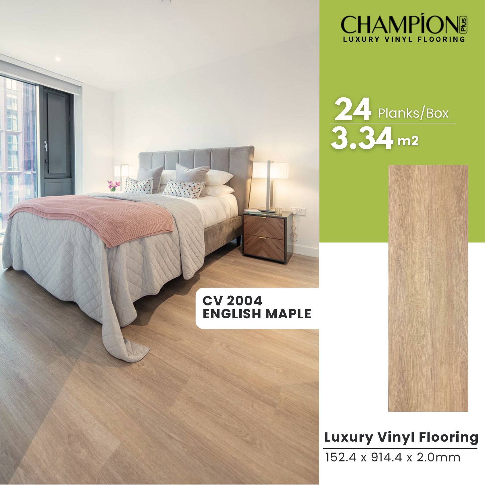 Vinyl Champion tebal 2mm 1 Box 3,34 m2