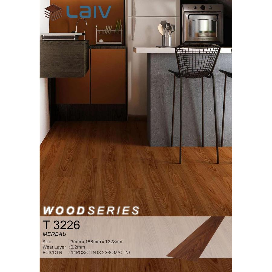 Vinyl Laiv tebal 3mm 1 Dus Uk 188mmx1228mm