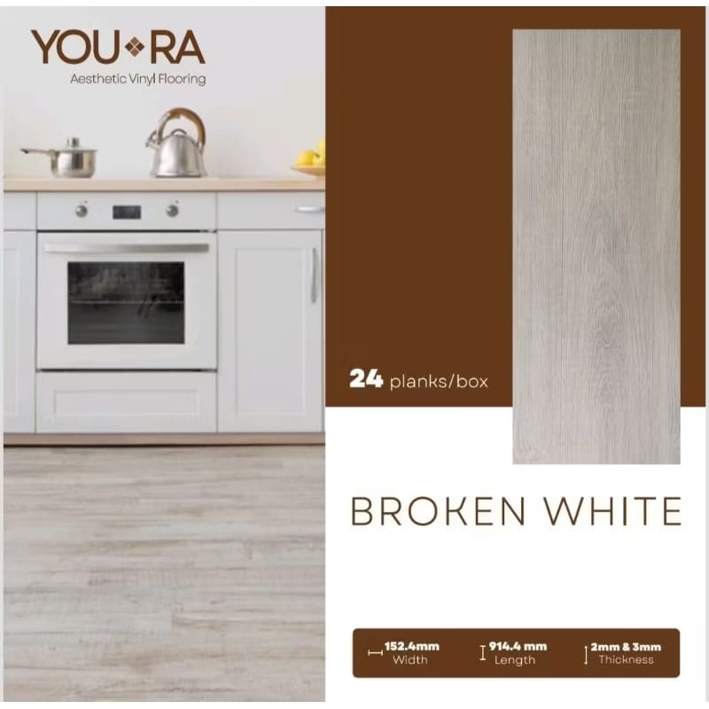 Vinyl YOURA tebal 2mm 1 Dus 3,34m2